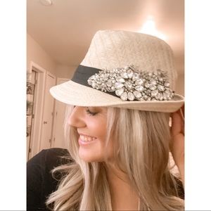 Buckle Bedazzled fedora